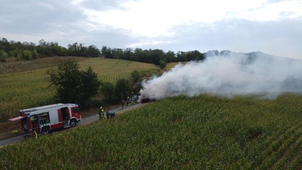 Fahrzeugbrand Breitenwaida