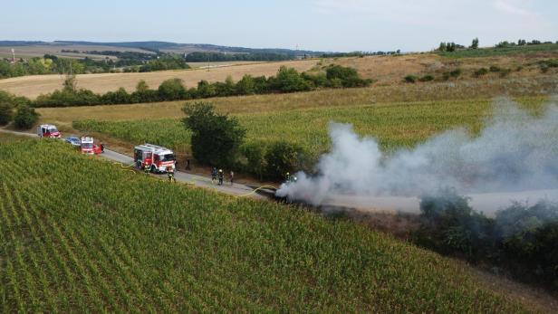 Fahrzeugbrand Breitenwaida
