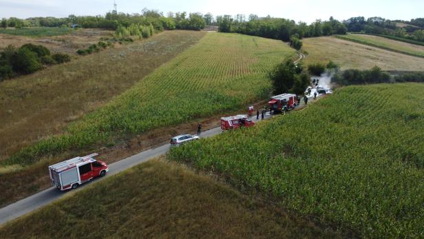 Fahrzeugbrand Breitenwaida