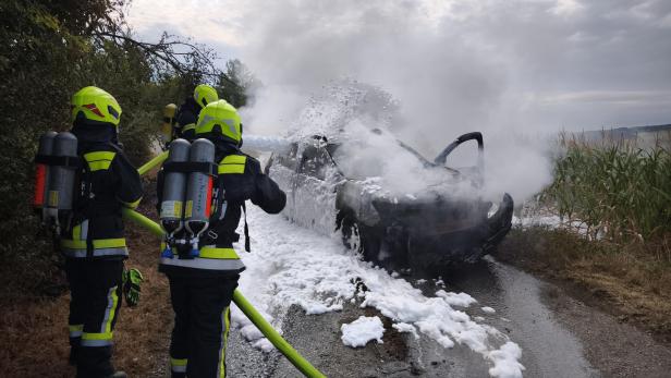 Fahrzeugbrand Breitenwaida