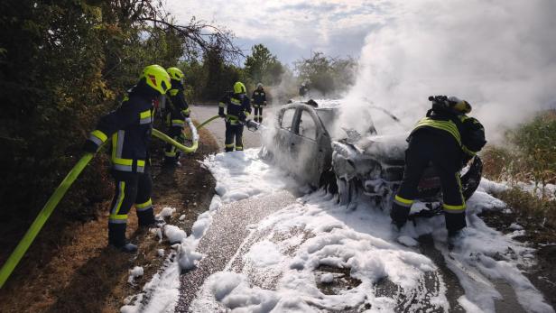 Fahrzeugbrand Breitenwaida