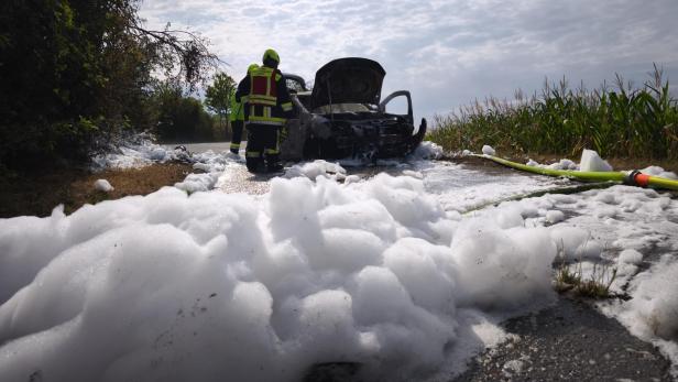 Fahrzeugbrand Breitenwaida