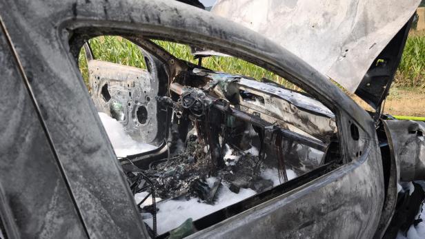 Fahrzeugbrand Breitenwaida