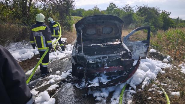 Fahrzeugbrand Breitenwaida