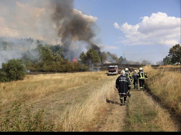 Feuerwehrleute im Einsatz