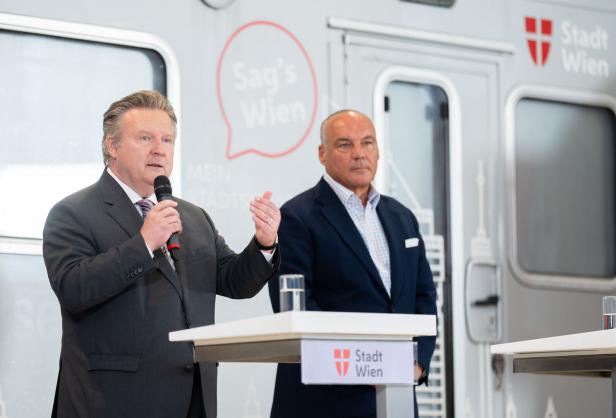 MEDIENGESPRÄCH STADT WIEN "WIENER HOCHWASSEREINSATZ UND HOCHWASSERHILFE": LUDWIG / HILLERER