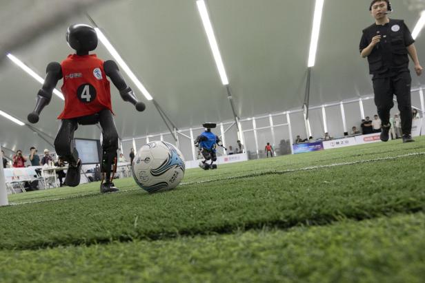 2026 World Humanoid Robot Games media preview in Beijing