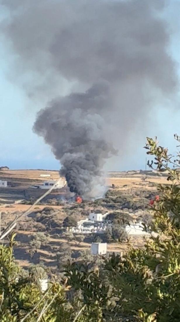 Helicopter crash on Greek island of Sifnos