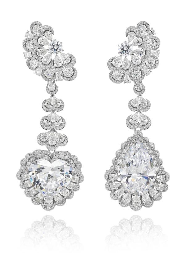 Ohrringe von Chopard aus Diamanten