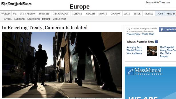 Cameron behauptet sich gegen Euro-Tyrannen