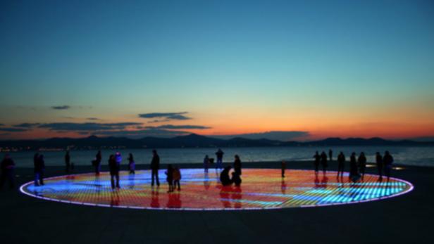 Zadar: Meeresorgel und Sonnendenkmal