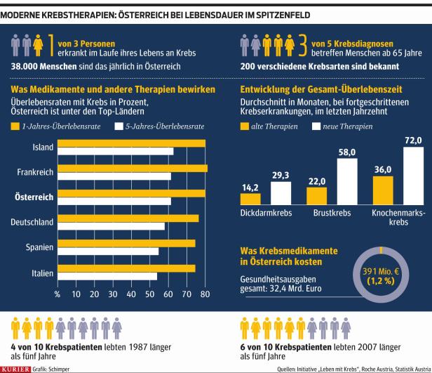 Krebsforschung: Gefahr, dass Österreich zurückfällt