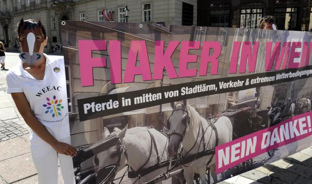 Wiener Fiaker im Streik