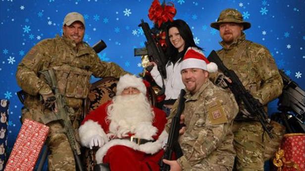 Verrückte Familien-Fotos zu Weihnachten