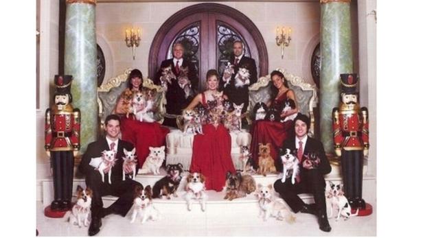 Verrückte Familien-Fotos zu Weihnachten