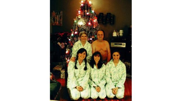 Verrückte Familien-Fotos zu Weihnachten