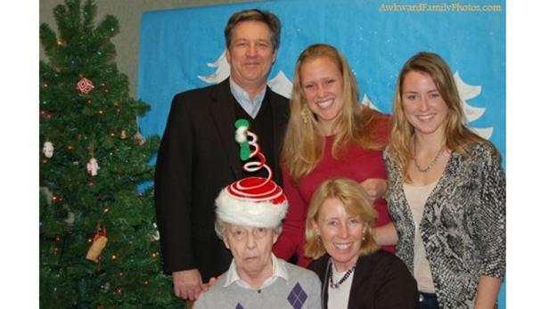 Verrückte Familien-Fotos zu Weihnachten