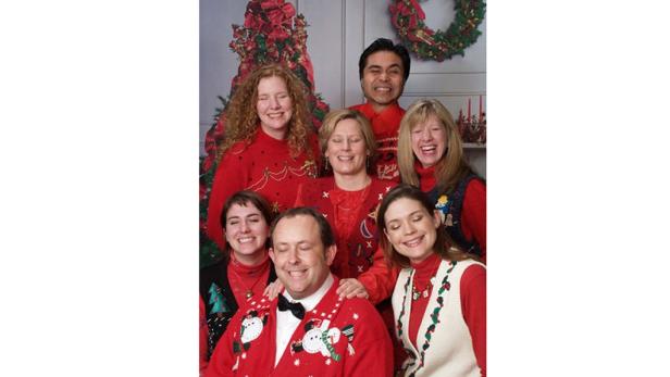 Verrückte Familien-Fotos zu Weihnachten