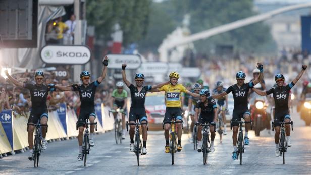 Christopher Froome gewinnt die Tour de France