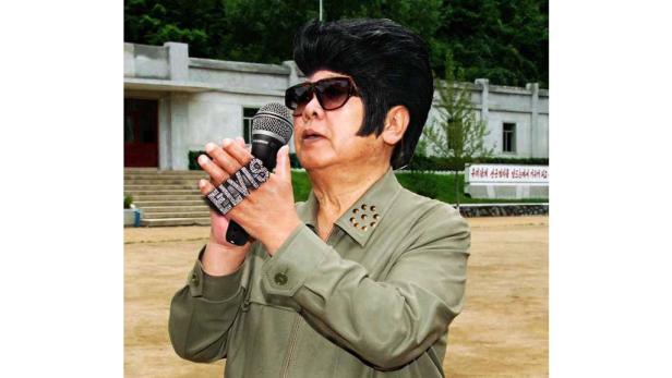 Kim Jong-Il im Photoshop