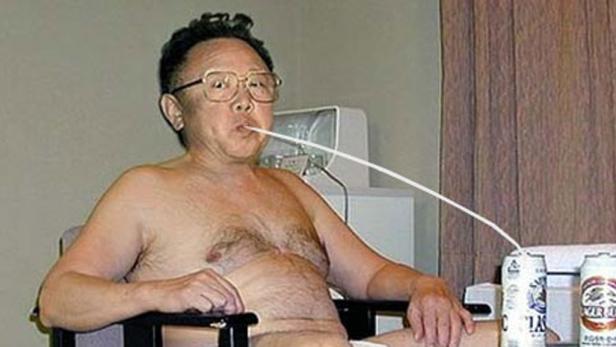 Kim Jong-Il im Photoshop