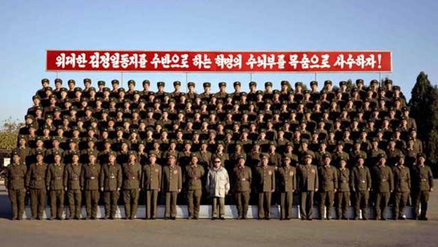 Kim Jong-Il im Photoshop