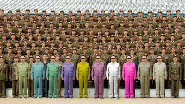 Kim Jong-Il im Photoshop