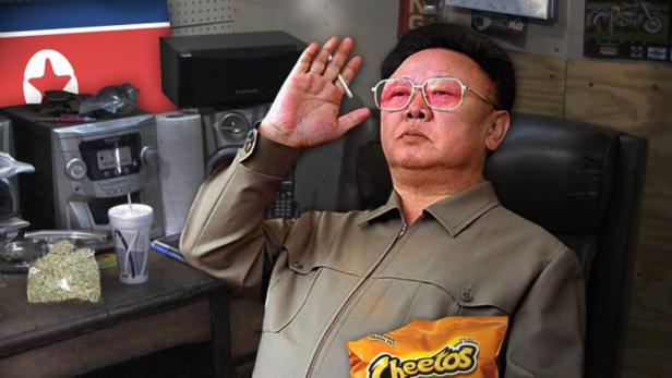 Kim Jong-Il im Photoshop