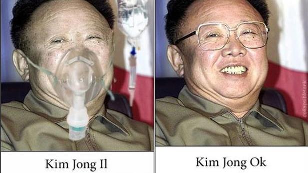 Kim Jong-Il im Photoshop