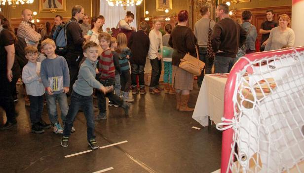 Sportlich im Rathaus