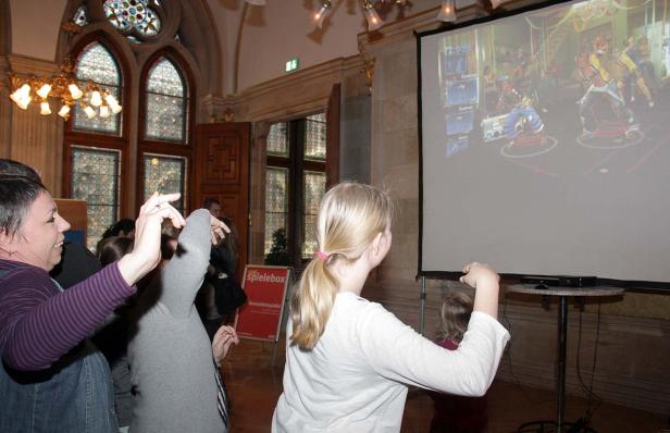 Sportlich im Rathaus