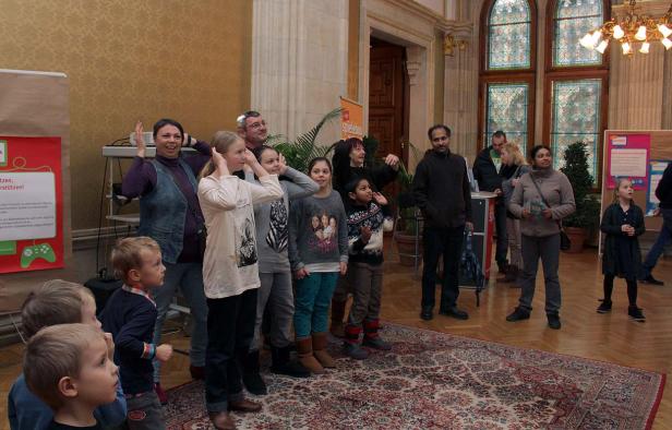 Sportlich im Rathaus