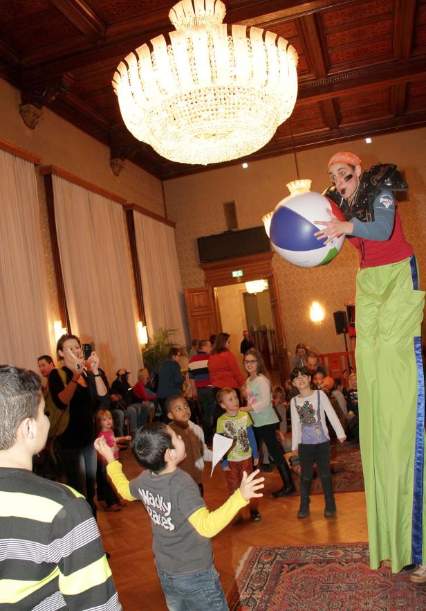 Sportlich im Rathaus