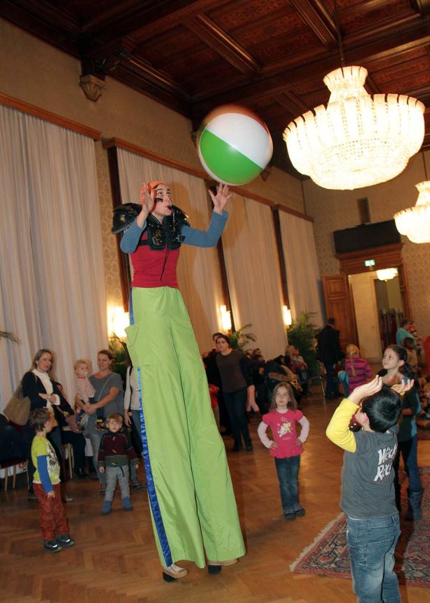Sportlich im Rathaus