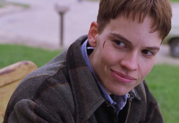 Hilary Swank als Brandon Teena im Film „Boys Don't Cry“.