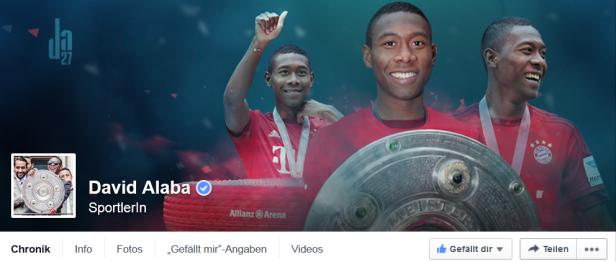 Sportstars in sozialen Medien: Alaba ist die Nummer eins