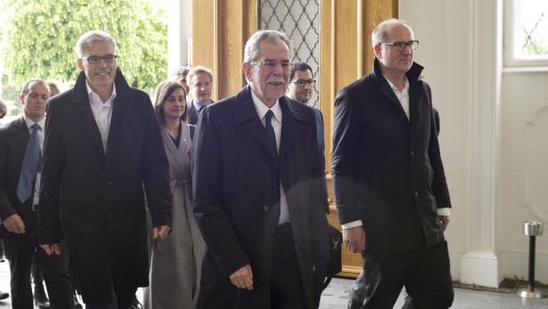 Heinz Fischer empfing den künftigen Bundespräsidenten
