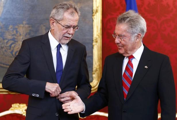 Heinz Fischer empfing den künftigen Bundespräsidenten