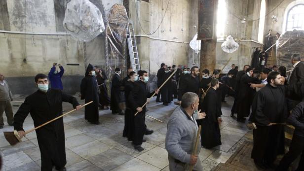 Unrühmliche Priester-Prügelei in Bethlehem