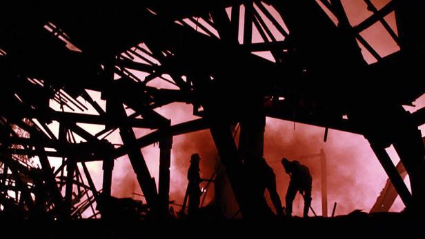 Brandinferno in Rangun