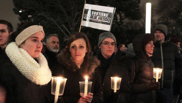 Wien solidarisiert sich mit Charlie Hebdo