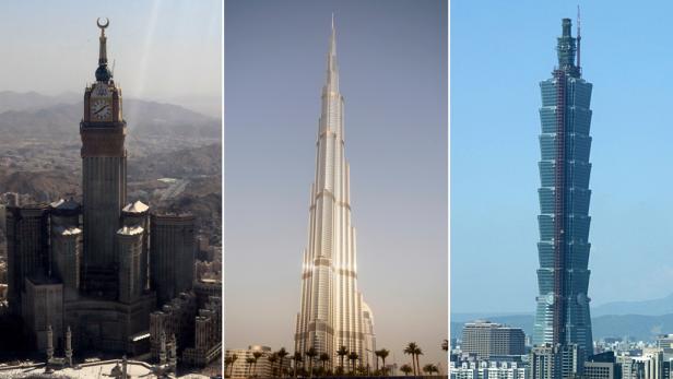 Warten auf das höchste Gebäude der Welt