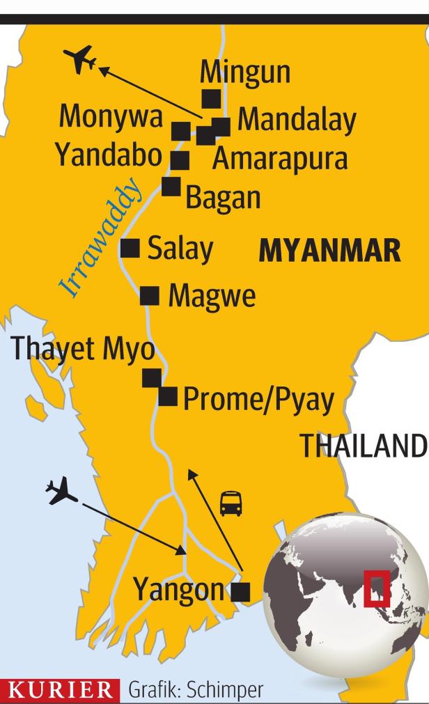 Myanmar: Unterwegs am Irrawaddy