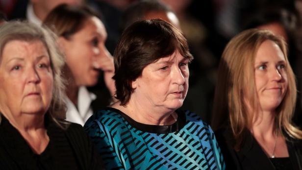 Kathy Shelter bei der Debatte.