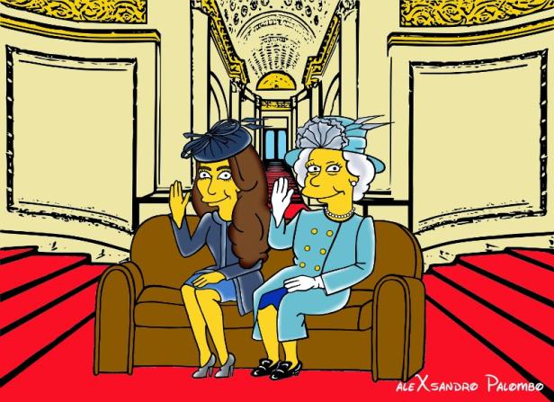 Kates Kleider im Simpsons-Look