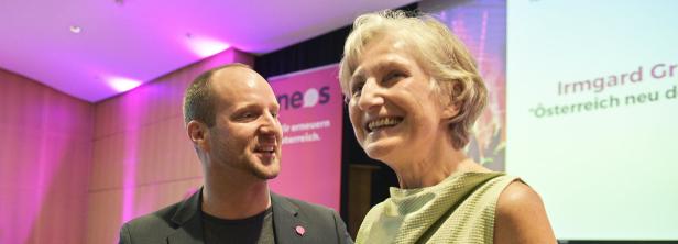 Matthias Strolz mit Irmgard Griss