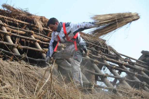 Erstes Langhaus ist Geschichte
