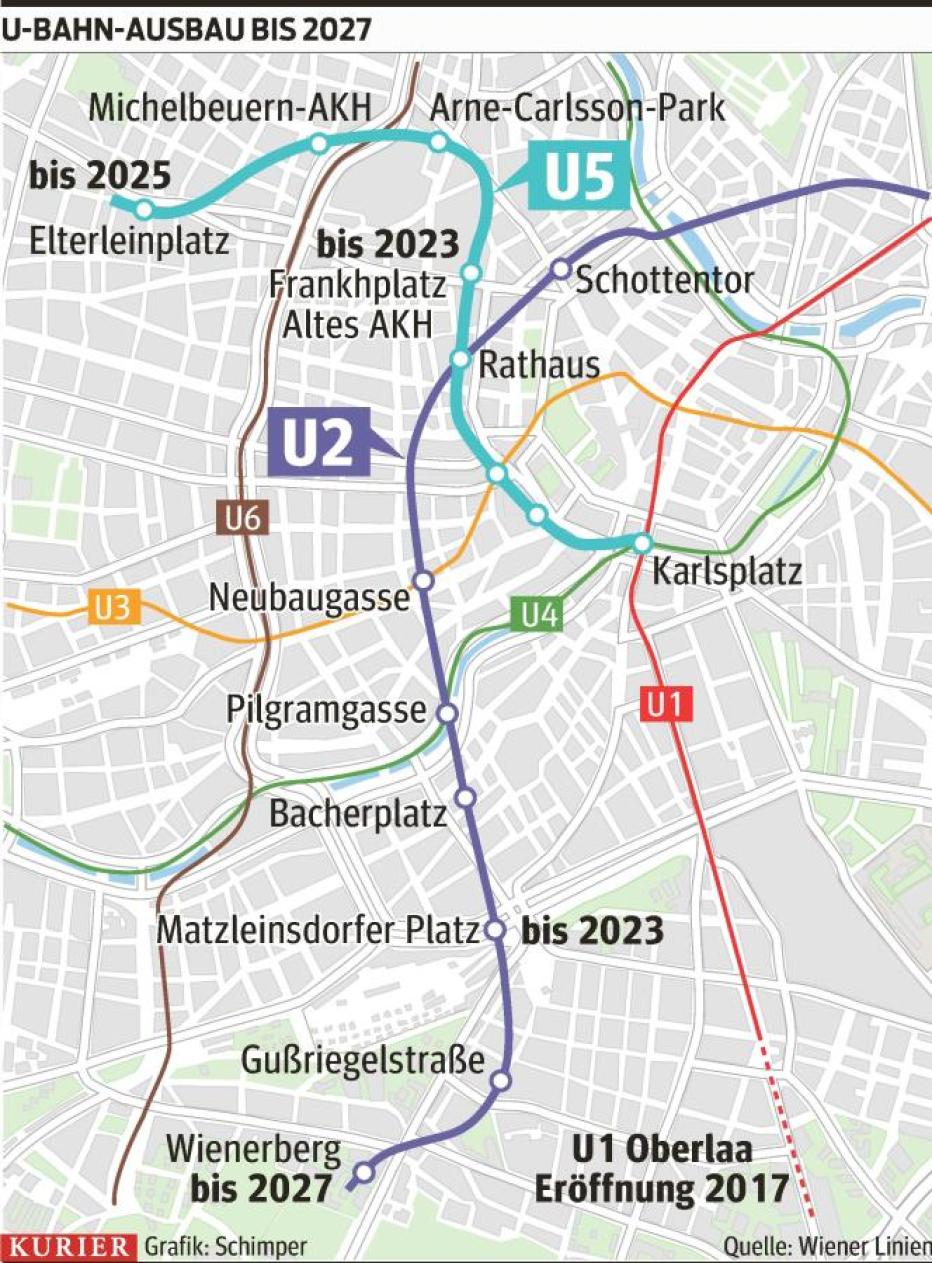 U5 fährt ab 2025 bis Elternleinplatz kurier.at