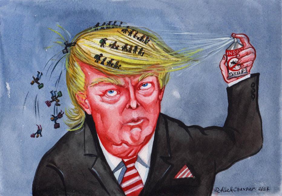 Die besten TrumpKarikaturen kurier.at