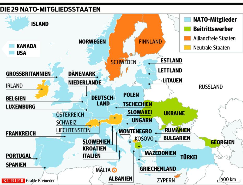 Kalt-Warm für NATO-Kandidaten | kurier.at